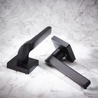 YALE - YPP7-S-PC Maniglia quadrata da 7 nero YALE - modello Siena - passaggio chiave - thumbnail