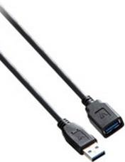 USB-kabel V7 V7E2USB3EXT-1.8M USB A Zwart