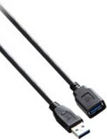 USB-kabel V7 V7E2USB3EXT-1.8M USB A Zwart - thumbnail