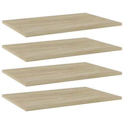 Wandschappen 4 st 60x40x1,5 cm bewerkt hout sonoma eikenkleurig