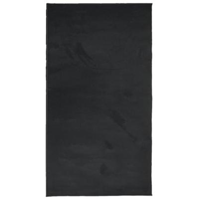 VidaXL Vloerkleed oviedo laagpolig 60x110 cm zwart VidaXL Vloerkleed oviedo laagpolig 60x110 cm zwart