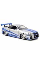 Jada Fast and Furious Brians 2002 Nissan Skyline GT-R R34 - 1:24 - thumbnail