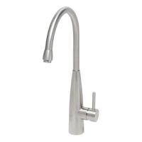 304-Clark RVS Keukenkraan hooggebogen uitloop - thumbnail