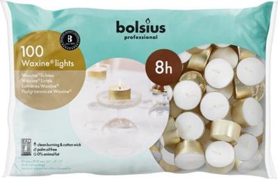 Bolsius Waxinelicht 23/39 wit 8h 100 Stuks Bolsius Waxinelicht 23/39 wit 8h 100 Stuks