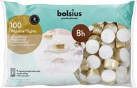 Bolsius Waxinelicht 23/39 wit 8h 100 Stuks - thumbnail