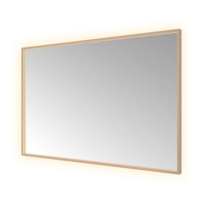 Hotbath &More Mirrors Square LED Badkamerspiegel - Rechthoek - 80 x 120 cm - Geborsteld Koper Pvd