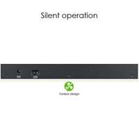 Zyxel GS1900-8 Managed L2 Gigabit Ethernet (10/100/1000) Zwart - thumbnail