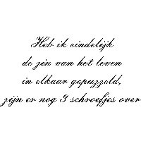 Zin van het leven - Muursticker - thumbnail