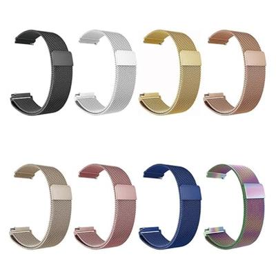 By Qubix - Milanese bandje - Zilver - Compatible met Garmin Lily 2 - Compatible Garmin bandje