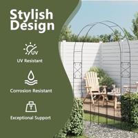 VidaXL Rozenboog met hekjes 230 cm - thumbnail