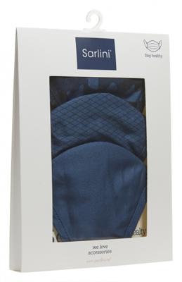 Sarlini mondkapjes polyester camouflage blauw one size 3 stuks
