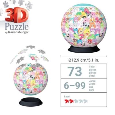Ravensburger 3D-puzzel Squishmallows - 72 stukjes - thumbnail