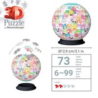 Ravensburger 3D-puzzel Squishmallows - 72 stukjes - thumbnail