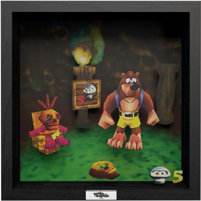 Pixel Frame - Banjo & Kazooie - Mumbo's Mountain (23cm x 23cm)