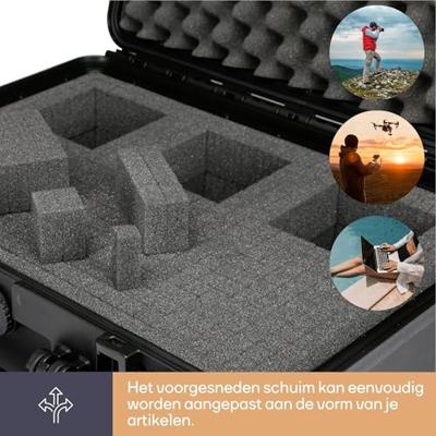 Harde trolley koffer 604 x 473 x 283 mm met plukschuim Velleman - Velleman - thumbnail