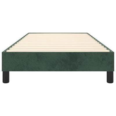 Boxspring bed 100x200 cm fluweel donkergroen