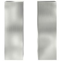 Plantenstandaard 2 pcs Zilver 24 x 24 x 75 cm - thumbnail