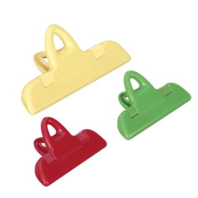Clips on zakjes dicht te maken Tescoma Presto Gesorteerde kleuren Plastic (3 Stuks)