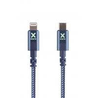 Xtorm telefoonkabel USB-C naar Lightning 1 meter (Blauw) - thumbnail