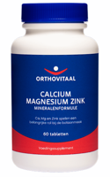 OrthoVitaal Calcium magnesium zink 60 Tabletten - thumbnail