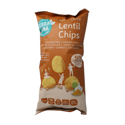 TerraSana Linzenchips Indian curry bio 75 Gram TerraSana Linzenchips Indian curry bio 75 Gram