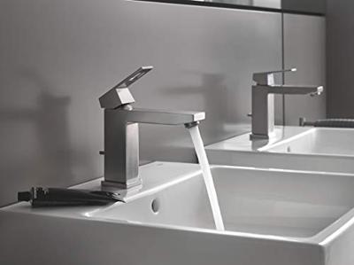 Wastafelmengkraan GROHE Eurocube M-Size M/Waste Supersteel