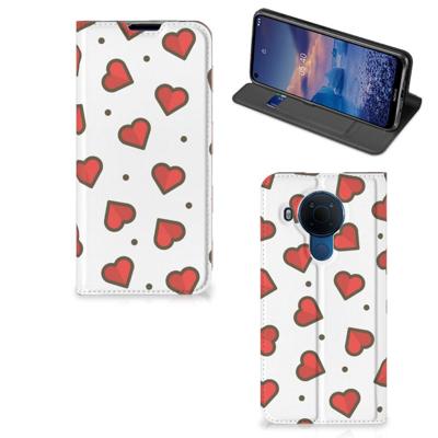 Nokia 5.4 | Hoesje met Magneet | Hearts Nokia 5.4 | Hoesje met Magneet | Hearts