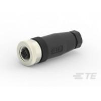 TE Connectivity T4110401051-000 Sensor/actuator connector, niet geassembleerd M12 Aantal polen (sensoren): 5 Bus, recht 1 stuk(s) - thumbnail