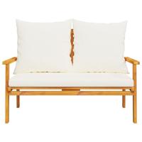 Tuinset met kussens massief acaciahout - thumbnail