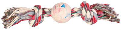 TRIXIE FLOSTOUW MET NATUURRUBBER BAL 36X7X7 CM 3 ST