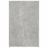 Bureau 100x49x75 cm bewerkt hout betongrijs - thumbnail