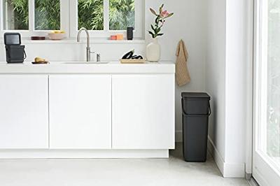Brabantia sort & go afvalbak 40l grey Brabantia sort & go afvalbak 40l grey