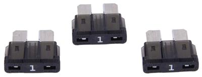 Dresselhaus zekering platte stekker flat fuse 1a/ gray