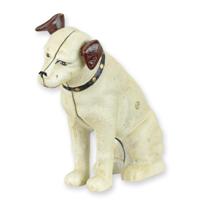 Gietijzeren nipper honden spaarpot - thumbnail