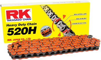 RK Chain 520 h 116 c orange/black open