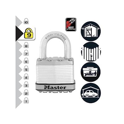 Masterlock Hangslot, volmessing 50 mm - M5EURDCC M5EURDCC - thumbnail