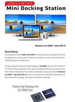 CLUB3D USB 3.2 4K UHD mini dock - thumbnail