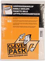 Cleverpack luchtkussenenveloppen, ft 150 x 215 mm, met stripsluiting, wit, pak van 10 stuks - thumbnail