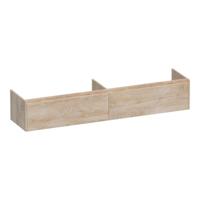 Brauer Embrace - Onderkast - 200 cm - met 2 Softclose Lades Greeploos en 2 Sifon Uitsparingen - Forest Wheat - thumbnail
