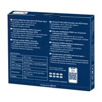 Arctic Case Fan Hub Zwart - thumbnail