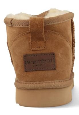 Warmbat Durack Suede Pantoffel Dames Cognac 39 - thumbnail