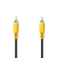 Nedis Composiet Videokabel | RCA Male | RCA Male | 5 m | 1 stuks - CVGP24100BK50 CVGP24100BK50 - thumbnail
