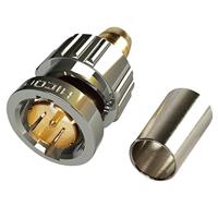 Hicon BNC0.8/3.7-6G BNC-connector Stekker, recht 75 Ω 1 stuk(s) - thumbnail