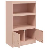 Dressoir 67x39x107 cm staal roze - thumbnail