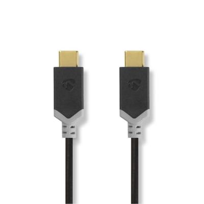 Nedis USB-Kabel | USB-C Male naar USB-C Male | 5 Gbps | 2 m | 1 stuks - CCBW64700AT20 CCBW64700AT20
