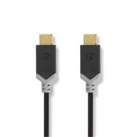 Nedis USB-Kabel | USB-C Male naar USB-C Male | 5 Gbps | 2 m | 1 stuks - CCBW64700AT20 CCBW64700AT20 - thumbnail