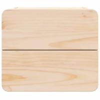 Nachtkastje 2 pcs Bruin 39 x 34 x 33 cm Massief grenenhout - thumbnail