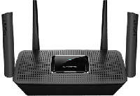 Linksys MR8300 wireless router Tri-band (2.4 GHz / 5 GHz / 5 GHz) Gigabit Ethernet Black - Linksys MR8300, Tri-band (2.4 GHz / 5 GHz / 5 GHz), Wi-Fi 5 (802.11ac), 802.11a,802.11b,802.11g,Wi-Fi 4 (802. - thumbnail