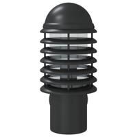 VidaXL Buitenwandlampen 2 st roestvrij staal zwart - thumbnail