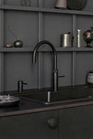 Quooker Fusion Round Zwart Kraan Zwart - thumbnail